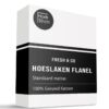 Hoeslaken - Katoen Flanel - 80x200 cm - Keuze Uit Meerdere Kleuren - Fresh and Co - Dekbed-Discounter.nl