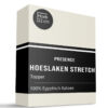 Topper Hoeslaken - Egyptisch Katoen Jersey Stretch - 100x200cm - Creme - Presence - Dekbed-Discounter.nl
