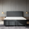 2-Persoons Boxspring Julia Relax - Antraciet - Antraciet 180x220 Cm - Pocketvering - Inclusief Topper - Dekbed-Discounter.nl