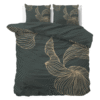Dekbedovertrek Blair - Tweepersoons (200x200 Cm) - Grijs Microvezel - - Sleeptime Essentials - Dekbed-Discounter.nl