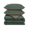 Wasbaar Lazy Dekbed Zonder Overtrek - Zonder Overtrek - Double Face - Taupe Groen - Dekbed-Discounter.nl