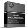 Hoeslaken - Katoen Flanel - Antraciet - 160x200cm - Antraciet - Fresh And Co - Dekbed-Discounter.nl