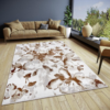 Vloerkleed Blossom - Crème Bruin 90x57cm - - Dekbed-Discounter.nl