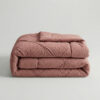 Wasbaar Easy Dekbed Zonder Overtrek - Diamond Pintuck - Roze - Dekbed-Discounter.nl