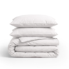 Sale: -39% | Dekbedovertrek Linnen Uni - Wit - Lits-Jumeaux XL (260x200 Cm) - Wit Linnen - Effen - Primaviera Deluxe - Dekbed-Discounter.nl