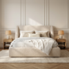 2-Persoons Boxspring Met Opbergruimte - Milano - Beige - Beige 160x200 Cm - - Inclusief Topper - Dekbed-Discounter.nl