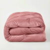 1+1 Gratis Wasbaar Lazy Dekbed Zonder Overtrek - Zonder Overtrek - Velvet Pintuck - Roze - Dekbed-Discounter.nl