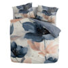 Dekbedovertrek Coral Bloom - Lits-Jumeaux (240x220 Cm) - Microvezel - - Fresh And Co - Dekbed-Discounter.nl